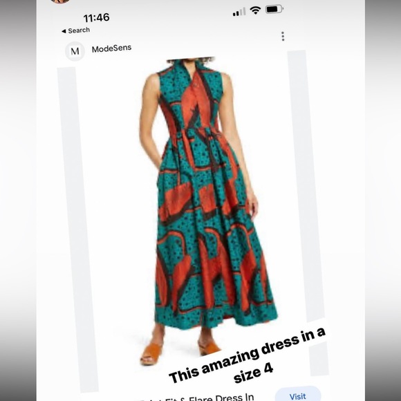 Misa Los Angeles Dresses & Skirts - Beautiful size 4 dress- MISA leaf print dress like new